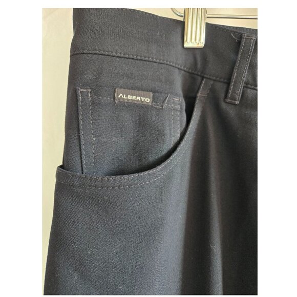 Alberto Pants Men's 38 x 31 Dress Pants Black Poland Comfort fit - Picture 5 of 8